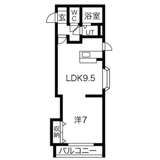 Betula澄川【3階】の間取り