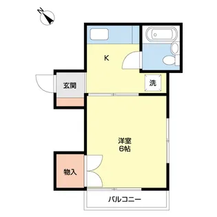 ハイツベル平井【2階】の間取り