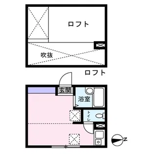 ミルプラージュ【1階】の間取り