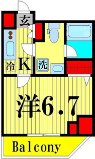 GENOVIA綾瀬sky garden【14階】の間取り