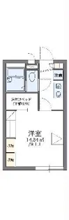 レオパレス富士見第二【1階】の間取り