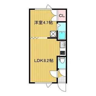 オーチャードK1【1階】の間取り