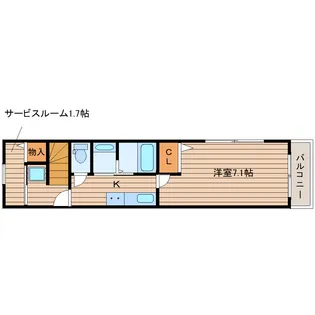 ブルーメ【2階】の間取り