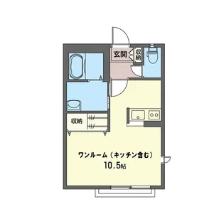 シャーメゾン三ツ沢公園 B【1階】の間取り