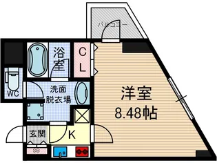 ネオパレス南茨木【7階】の間取り