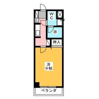 カシオペア犬山【4階】の間取り