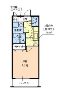 フジパレス南清水町III番館【2階】の間取り