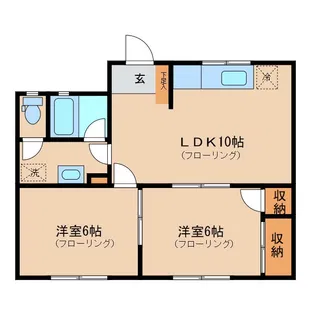 パークレジデンス【2階】の間取り