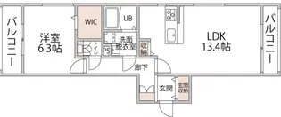 LA VIE LENTE【2階】の間取り