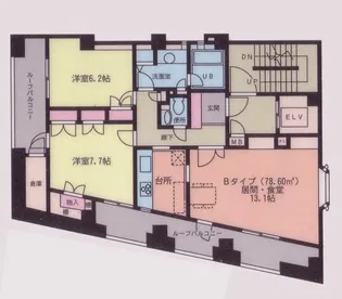 メゾンノア【5階】の間取り