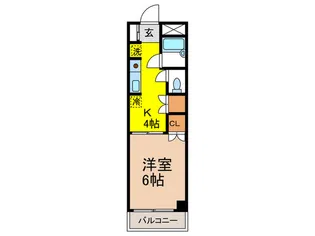 カサ-ル目白台【1階】の間取り