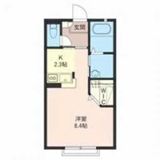 ウィザードE棟【1階】の間取り