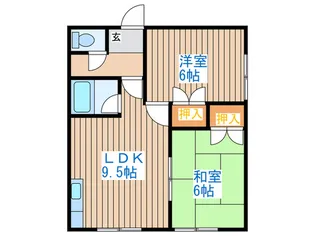 第2あずみマンション【2階】の間取り
