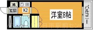 ウイング楽々園【4階】の間取り