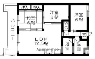 ロイヤルビレッジ山甚【3階】の間取り