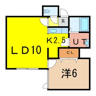 ファーレン【1階】の間取り