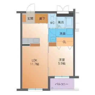 ハートフル チヨグランデ【3階】の間取り