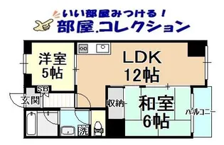 城野駅前ビル【3階】の間取り