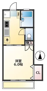東京都杉並区久我山2【アパート】の間取り