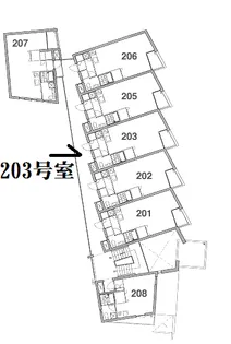 ノッチス【2階】の間取り