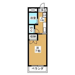 サジーム21【1階】の間取り