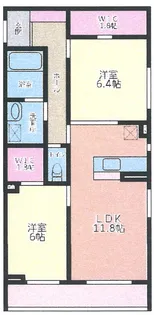メゾンアプリコーゼ【2階】の間取り