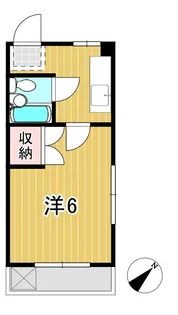 青葉ハイツ【1階】の間取り