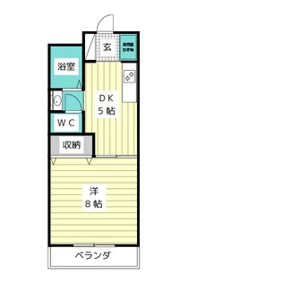 エクセル瑞雲 A棟【2階】の間取り