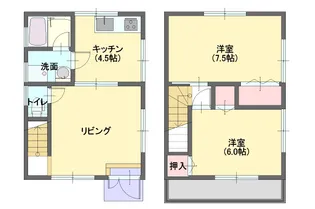 栃木県鹿沼市千渡【一戸建】の間取り