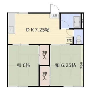 福島県郡山市片平町【アパート】の間取り