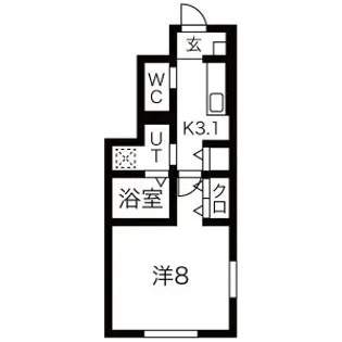 Angers【1階】の間取り