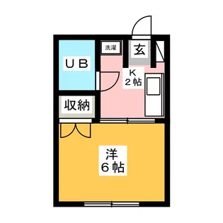 プレジールK【2階】の間取り