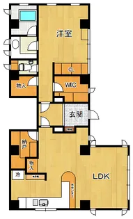 松生ビラ【1階】の間取り
