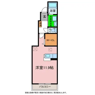 徳島県阿南市住吉町宮ノ北【アパート】の間取り
