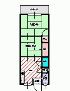 岡田マンション【3階】の間取り