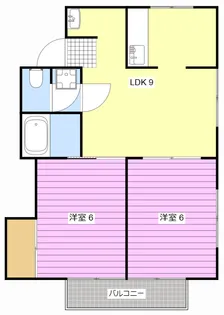 グリーンコートC【1階】の間取り