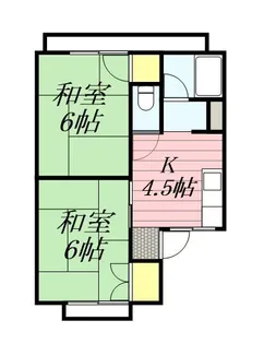 セイワハイツI【2階】の間取り