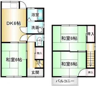 広島県福山市東川口町5【一戸建】の間取り