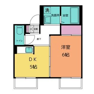 明和マンション【3階】の間取り