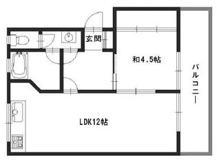北山マンション【3階】の間取り