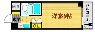 第52新井ビル【6階】の間取り
