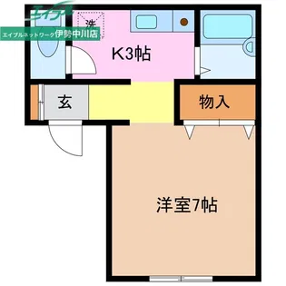 コーポSG【1階】の間取り