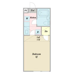 ロフティシャルマン【1階】の間取り