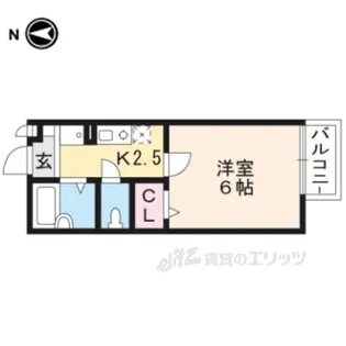 シャインヒルB棟【2階】の間取り