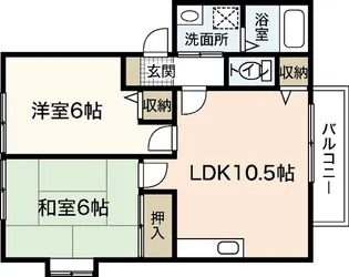 ソレジオKANDA A【1階】の間取り