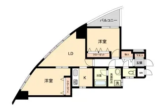 オーパスホームズ白山【7階】の間取り