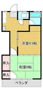 第二OMハイツ【2階】の間取り