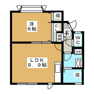 キャメルハウス【1階】の間取り