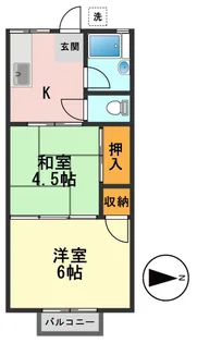 ボンドミール【2階】の間取り