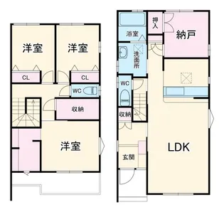 愛知県刈谷市東刈谷町1【一戸建】の間取り